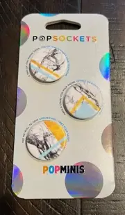 PopSockets PopMinis Grip Holder for Phones and Tablets - Marble Glam (Pack of 3)