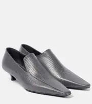 [Toteme] Toteme Embossed leather pumps AU 7 grey