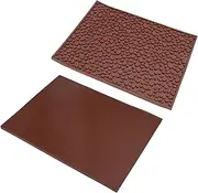 Bar Counter Pad, Waterproof Thickened Design Lightweight Non Slip Cup Mat Easy to PVC Material with Coffee Bean Texture for Dining Table (11)