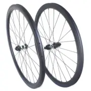 Ultralight 700c Carbon Road Cyclocross Bike Wheelset Disc Brake Clincher Wheels