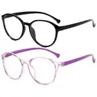 Computer Round Eyeglasses Kids Glasses Anti-blue Light Ultra Light Frame