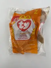 TY MCDONALDS TEENIE BEANIE BABY #1 Freckles the Leopard New In Pkg Free US Ship