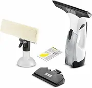 [Kärcher] Window Vacuum Cleaner WV 5 Plus N, Battery Life: 35 Minutes, LED Charge Level Indicator, 2 Suction Nozzles, Spray Bottle with Microfibre Cover, 20 ml Window Cleaner Concentrate