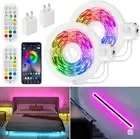 HOUHUI Motion Sensor LED Light Strip, 2X9.8Ft RGB LED Strip Lights Motion Activa