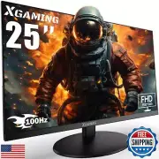 XGaming 25 Inch Monitor, FHD 1080P 100Hz Ultra Thin Frameless Computer Displa