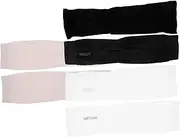 [DOITOOL] Elastic Arm Sleeves 3 Pairs Cuff Arm Guard Sun Protector Sleeves for Uv Protection (grey)