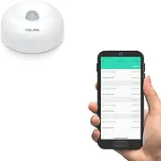 YoLink Motion Sensor, 1/4 Mile World's Longest Range Smart Home Indoor Wireless Motion Detector Sensor Works with Alexa IFTTT, Human Movement Detector App Alerts Remote Monitor - YoLink Hub Required