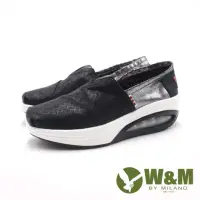 在飛比找momo購物網優惠-【W&M】女 BOUNCE減壓氣墊款 增高厚底休閒鞋 女鞋(