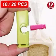 10/20 Bag Clips Reusable Tie Plastic Storage Sealing Snack Fridge Freezer Fresh
