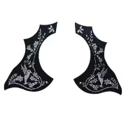 2Pcs Guitar Pickguard -Scratch Guard Plate Self-Adhesive Pick Guard Sticker5379