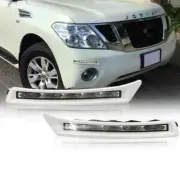 Fit For Nissan Patrol 2012-2016, LED Front Bumper DRL LED Daytime Running Lights