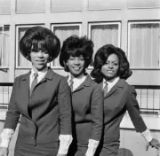 American vocal trio Supremes London their first time a promotio- 1964 Old Photo