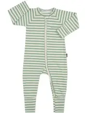 [Bonds] Zip Wondersuit in Yke Green Stripe