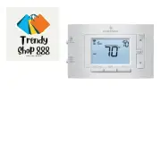 Conventional 1H/1C Programmable Thermostat, White