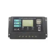 12V 24V 10A 20A 30A 40A 50A PWM Solar Charge Controller LCD Display