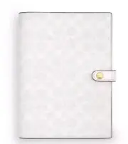 Coach Notebook in Signature Canvas - White & Gold **NWT**