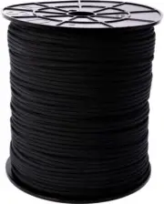 Atwood Rope MFG Parachute 550 Cord Spool 7 Strand Core 1000 Ft - SS01 - BLACK