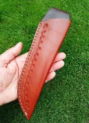 Custom Handmade 8” Fixed Blade Knife Leather Sheath Scout Holster Knife Sheath