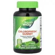 Nature's Way, Chlorofresh® Gummy, Orchard Fruit, 60 Gummies (50 mg per Gummy)