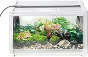 Reptile Tank - Lizard Tank | Escape-Proof Habitat with Ventilation Playpen Feeding Aquarium for Tortoise Snake Frogs Turtle Snails Spider Travel