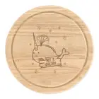 Narwhal Not A Unicorn Round Chopping Cheese Board Funny Tumbler
