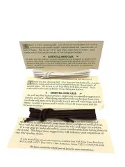SAS Comfort Shoes Replacement Shoe Laces Round Strings on Card White Dark Brown