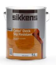 Sikkens CETOL DECK SLIP RESISTANT NATURAL TIMBER FINISH 5L Water Repellent