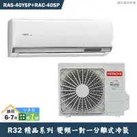 在飛比找有閑購物優惠-HITACHI 日立【RAS-40YSP/RAC-40SP】