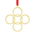 Nambe Twelve Days of Christmas Ornament - Five Golden Rings