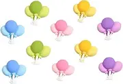 Beatifufu 10pcs Resin Flatback Lovely Clouds Flatback Scrapbooking Embellishments DIY Scrapbooking Craft Accessory Assorted Color