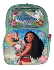 Disney Moana 3D Face 16 Inches Large Backpack