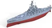 YYC350560S-A 1/350 Military Model Kit US Nevada Class Battleship BB-36 Full Hull