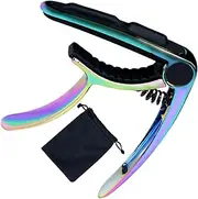 Guitar Capo - Electric Guitar Accessories | String Musical Instruments Clip Guitars and Bass | Precision-Engineered Lightweight Guitar Capo Clip for Stage Performance, Live Concert & Practice