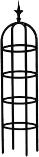 [Generic] Weather Resistant Garden Trellis | Outdoor Climbing Plant Trellis | Metal Garden Trellis, Rustproof Metal Potted Plant, Flowers Vegetable Fruits Vines Support, Climbing Support for Indoor and Outdoor