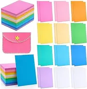 Treela 24 Pcs 3 mm Embroidery Foam 6" x 9" Puffy Foam Assortment EVA Craft Foam Sheets for 3D Embroidery Arts and Crafts, Machine Embroidery, DIY Projects, Sewing, Pillows, Bags (Macaron Color)