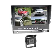 Elinz 9" Splitscreen Monitor 4PIN Colour CCD IR Rearview Reversing 1x Camera Package - 1 Camera Package