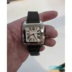 卡地亞 SANTOS 100 DE 山度士 經典 羅馬數字時標 CARTIER W20106X8 中型款 36MM