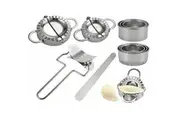 10 Dumpling Maker Stainless Steel Dough Press Pie Ravioli Mold