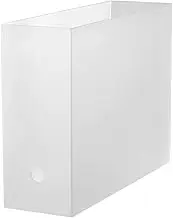 MUJI 02555702 Polypropylene File Box, Standard Type, for A4, Approx. Width 3.9 x Depth 12.6 x Height 9.4 inches (10 x 32 x 24 cm)