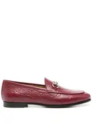 [Gucci] Jordaan loafers 38 Red