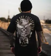 Sullen Clothing "Outlaw" Mens tee Art Collective tattoo Black