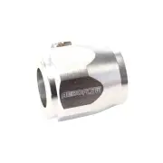 Aeroflow Hex Hose Finisher / Hose End Silver I.D 12.7 1/2" Suit -4 AN Hose