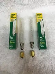 Exit Sign Bulb 9 Watt 30,000 Hour E17 Intermediate Base 2-Pcs * READ DESCRIPTION
