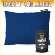 Memory Foam Camping Pillow - Portable Travel Comfort for Airplanes & Outdoors