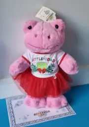 BUILD A BEAR Pink Frog Outfit Gift Set Clothes BNWT Christmas Skirt Top