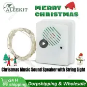 Christmas Sound Sensor Music Speaker Voice-activated Props With 3m String Lights