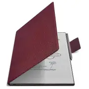For ReMarkable Paper Pro Case PC PU Leather Tablet Magnetic Cover with Pen Holder Auto Wake Sleep - Multicolor Wine Red