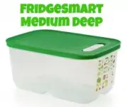 Tupperware FRIDGESMART MEDIUM DEEP CONTAINER ~ 1 Gallon ~ Wintergreen Seal ~NEW!