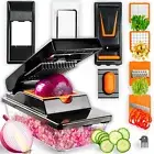 Nutrislicer XL All in 1 Mandoline Slicer and Vegetable Chopper with Container