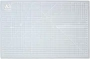 Artway A3 Cutting Mat – Self Healing – Double Sided - Grid Markings in Centimetres/Inches, Grey